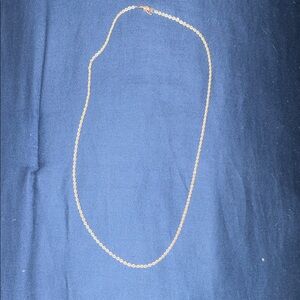 Classic Gold Rope Chain Necklace - Women Jewelry